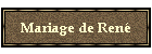 Mariage de Ren