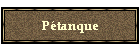 Ptanque