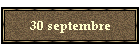 30 septembre