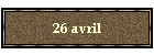 26 avril